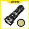 Sofirn SR20 MINI Torcia 1200lm 18350 Luce LED bianca e rossa per campeggio, caccia e situazioni di emergenza IP68 Impermeabile