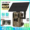LS VISION Telecamera da caccia solare da caccia Scheda SIM 4G IP66 Impermeabile 20M Rilevazione movimento PIR Telecamera per animali selvatici da 14 MP Visione notturna IR