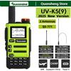 Quansheng UV K5 9 Walkie Talkie Radio bidirezionale Ricetrasmettitore a lungo raggio Set wireless Ricevitore amatoriale con comunicazione AM FM