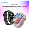 CUBOT U1 Smartwatch, display ultrasottile da 1,93", frequenza cardiaca, orologio sportivo impermeabile da 10 M per uomo, chiamata Bluetooth, fitness tracker