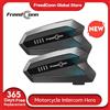 Freedconn Hero Casco interfono per moto Auricolare Bluetooth 10 ciclisti Moto Intercomunicador Musica Condividi caschi per motocicli