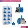 abay 2/10 pz HALLPI AKNES TMR Joystick Elettromagnetico per PS5 DualSense Controller Parti di Ricambio Anti-Drift Analogico Thumbstick