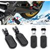 FSADV Moto Poggiapiedi Resto Padel Copertura In Gomma In Alluminio Girevole Pedana Per BMW R1200GS R1250GS LC ADV R 1250 GS Adventure GSA
