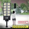 paweinuo 100000 LM Lampada solare a LED per esterni Potente lampada solare per esterni Sensore di movimento 15000mAh/8000mAh/2400mAh Lampada da parete solare stradale