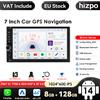 HIZPO 7 pollici Android 14 OctaCore 8G RAM 128G ROM Universale Doppio 2 Din per Nissan Auto Audio Stereo Navigazione GPS AutoRadio Multimediale