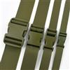 Meetee 1-5Set 20-50mm Armygreen Tessitura Cinghia Fibbie a sgancio in plastica Chiusura bagagli Vincolante Gancio di fissaggio Collare per cani Fibbia per cintura