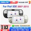 OSSURET Autoradio Android per FIAT 500 Abarth 2007-2015 lettore Video multimediale intelligente navigazione stereo GPS Carplay Octa Core 7862