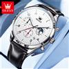 OLEVS 2882 Orologio da uomo Originale Top Brand Cronografo Orologio da polso al quarzo Impermeabile Luminoso Reloj Fasi lunari Orologi da uomo