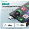 OTTOCAST MINI Adattatore Wireless 2 in 1 Accessori Auto Wireless CarPlay Android Auto Dongle per Spotify per Toyota Audi Ford VW