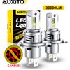 AUXITO 30000LM Lampadine LED H4 CANBUS 9003 HB2 Fari LED Abbaglianti e Anabbaglianti con Ventola Wireless 60W Faro Auto 12V 2 Pezzi