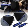 WUMFIRE Per Yamaha Tracer 9 GT TRACER 9GT Borse da viaggio per moto Borse interne espandibili nere Tracer9 GT Tracer900