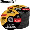 SI FANG 3-100 pezzi 75mm disco da taglio per metalli mini ruota tagliata lama per sega circolare in resina foro da 10mm per ferro acciaio inossidabile tondo per cemento armato