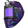 ARCCAPTAIN Maschera per saldatura ARCCAPTAIN Sensore a 4 archi Oscuramento automatico Casco per saldatura Grande visualizzazione 3,94" x 3,66" TRUE Colore 1/1/1 Cappuccio per saldatore