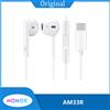HONOR Auricolare originale Honor AM33R Tipo C Auricolare cablato in-ear con microfono Cuffie sportive con controllo del volume