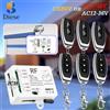 Diese RF433MHz Trasmettitore telecomando wireless universale DC 12V 24V AC12-36V 2CH Relè ricevitore per luce porta avvolgibile garage
