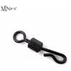MNFT 25/50/100Pz 4 # Connettore da pesca girevole con cuscinetto Accessori per attrezzatura per terminale da pesca alla carpa a scatto girevole a cambio rapido a forma di Q