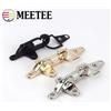Meetee 4/5 centimetri Fibbie In Metallo Cintura Connect Aragosta Chiusura Cappotto Cintura Cintura Bottone Borsa Decor Clip Fibbia Indumento Accessori Per Cucire
