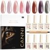 CANNI VIP Kit Hema Free Smalto gel per unghie Crystal Cat Eye Sparkle Diamond Semi permanente Soak Off UV LED Gel Smalto 9ml * 8 pezzi