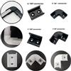 YSRSAI Connettore a U/V da 90/180 Gradi (5-50 pz) per Profili in Alluminio, Supporto per Barra LED, Connettore per Strisce LED e Lampade da Armadio