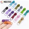 Meetee 50-100 pezzi 3 # 5 # Cursori per Cerniere in Nylon, Tiranti per Cerniere di Borse e Vestiti, Kit di Riparazione per Cerniere di Zaini e Tasche, Accessori per Cucito Fai-da-Te