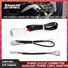 SAVAGE Tenere700 T700 12V Presa di corrente Connettore per Yamaha Tenere 700 Rally World Raid Moto 3 Pin Adattatore cavo di alimentazione ausiliario