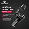 ROCKBROS 400LM 800LM Luce anteriore per bici con supporto di estensione IPX6 Tipo-C Lampada a sospensione per bicicletta Faro per ciclismo su strada MTB in alluminio