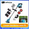 LeeKooLuu tosaerba elettrico palmare lunghezza regolabile taglierina Cordless giardino tagliaerba per batteria Makita 21V