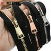Meetee 3 pezzi Meetee 15-80 cm 5 # Cerniere Metalliche per Cucito, Chiusura a Zip Apribile/Non Apribile, Kit Riparazione Cerniere per Cappotti, Borse e Accessori per Abbigliamento