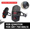 S2R Accessori moto Paraspruzzi Parafango ruota posteriore Parafango Protezione della copertura per QJMOTOR QJ SRT800 SRT750 SRT 800X800X 750