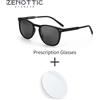 ZENOTTIC Occhiali da sole quadrati classici da vista Occhiali da sole progressivi retrò per uomo Donna Tonalità di protezione UV400