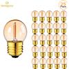Genixgreen Lampadina a globo vintage G40 da 1 W uguale a 10 Watt Lampadina a filamento LED 2200 K Bianco caldo 220 V Vetro tinta oro Lampada dimmerabile con base E27