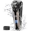 HATTEKER 2025 Nuovi Barba Rasoi per Gli Uomini Rasoio Elettrico Cordless USB Ricaricabile Tripla Lame Rasoio Elettrico Rasoio Impermeabile FK-373