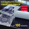 YILONG 10/30/50/100 pezzi carta per trasferimento tatuaggi formato A4 carta per stencil carta per copia carta termica per trasferimento tatuaggi forniture per tatuaggi
