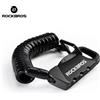 ROCKBROS Lucchetto per cavo per bicicletta Combinazione a 3 cifre Password Mini lucchetto Antifurto portatile leggero per casco Lucchetto per bici Accessori