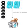 ZYfeeder 6/12 pezzi distributore automatico di acqua filtri speciali per alimentatore d'acqua per animali domestici da 7 litri set di filtri per fontana per animali domestici a carbone attivo (senza fontana)