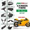 MOTO4U Per DUCATI 749 999 2003 2004 2005 2006 100% In Fibra di Carbonio Moto Kit Carena Anteriore Posteriore Hugger Forcellone Copertura Laterale