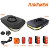 Ravemen Bike Set di luci anteriori posteriori FR160/FR300 per Garmin/Wahoo/Bryton TR500/TR250/CL06 Fanale posteriore per bicicletta AOM01 Staffa di montaggio