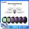 NEEWER Set di accessori per filtri ND/PL per DJI Flip Drone Snap On Kit filtro per lenti ND polarizzate a densità neutra in vetro ottico HD