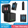 TELESIN 1900 mAh Batteria di Ricarica Per GoPro Hero 13 Batteria 3 Modi Caricatore Veloce Scatola di Stoccaggio Carta di TF Per GoPro 13 Accessori