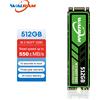 WALRAM M.2 NGFF SATA SSD 128GB 256GB 512GB 1TB NGFF 2280 Interno M2 Unità a stato solido HDD 1 TB Disco rigido per PC Desktop Laptop