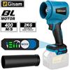 Gisam Gisha 300000RPM 400M/S Brushless Elettrico Turbo Ventilatore Jet Ventilatore Palmare Foglia Soffiatore Polvere per Makita 18V Perni Batteria