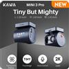 KAWA 2K KAWA MINI 3 Pro Telecamere per Auto DVR Piccola Dash Cam 24 Parcheggio Auto Videoregistratore WiFi APP Controllo Vocale Dashcam per Auto