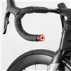 ROCKBROS Luci per manubrio della bicicletta Spina per barra della bici Luce di sicurezza Luce per maniglia a LED Sensore freno impermeabile 2 pezzi