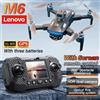 Lenovo Drone Lenovo M6 8K Professionale con Fotocamera 4K, Droni con WIFI 5G FPV, Video, Telecomando con Schermo Grande, Quadricottero RC