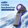 kinscoter Nuovo ventilatore pieghevole ricaricabile con raffreddamento ad aria 3600mAh Mini ventilatore portatile portatile 100 velocità Turbo Wind continuo per viaggi all'aperto