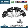GANGLE Set di (4) TPMS A 0009057205 Sensore di pressione dei pneumatici per BMW Mercedes-Benz W177 W247 W206 C118 C257 W213 C238 H247 V295 H247 433MHZ