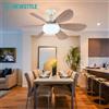 newstyle 20-40W LED CeIling Fan Light E26 E27 Base Ventilatore intelligente remoto wireless 3 regolabili con modalità di illuminazione per gli ventilatori domestici del soggiorno