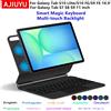 AJIUYU Tastiera magica per Samsung Galaxy Tab S10 FE 10.9 X520 X526 Custodia per Tab S7 S8 S9 FE 11 "S10 Lite Smart Cover Folio Multi-touch