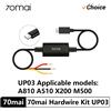 MIJIA Nuovo 70mai Hardwire Kit UP03 24H Cavo di sorveglianza di parcheggio SOLO per Dash Cam M500/Omni X200/A810/A510 Tipo-C Cavo Monitor