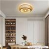 JOYINLED Plafoniere vintage in bambù Lampada da soffitto a sospensione in stile cinese per soggiorno, sala da pranzo, cucina, lampada E27